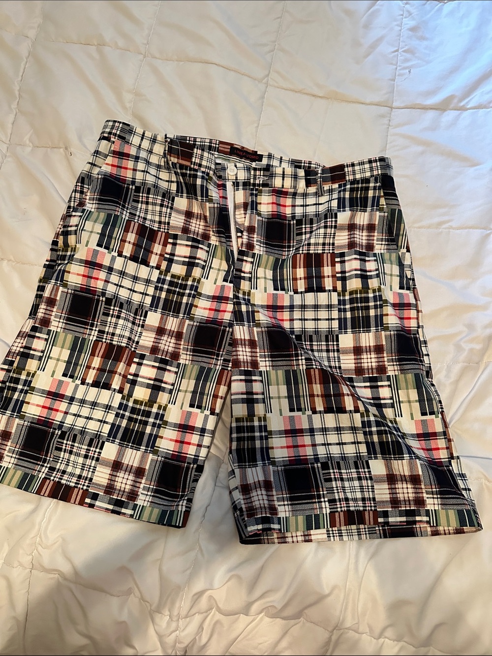 🩳 NWOT🔥Men’s W44 shorts with zipper closure red/white/blue